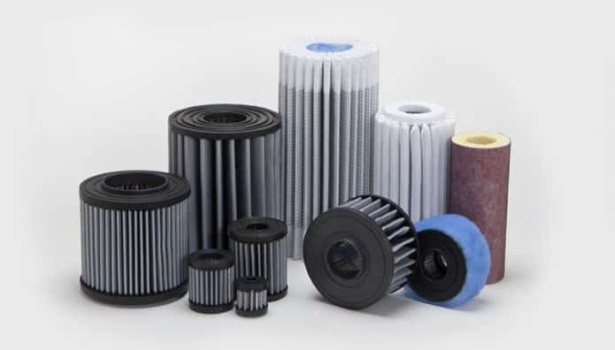 Radial Fin Air Intake Filter